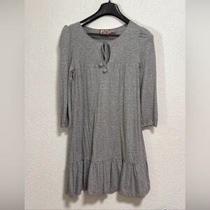 *Vintage Juicy Couture Cotton Gray Long Sleeve dress Size P